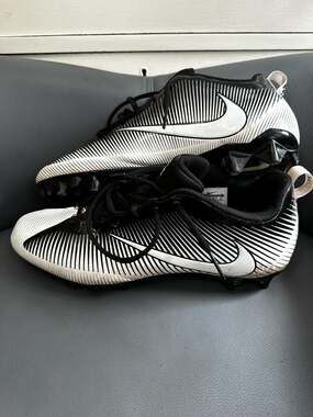 Nike Vapor Speed 2 TD Football Cleats Black White Size 13